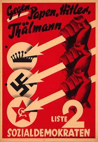 Wahlplakat der SPD 1932